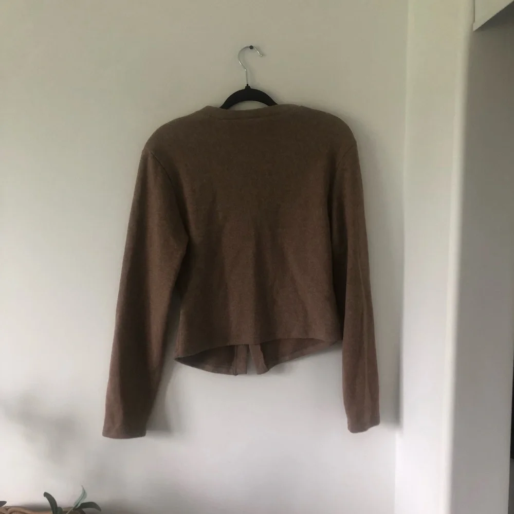 BNWT Zara Taupe V-Neck Soft Button Cardigan | Size M - Picture 7 of 7